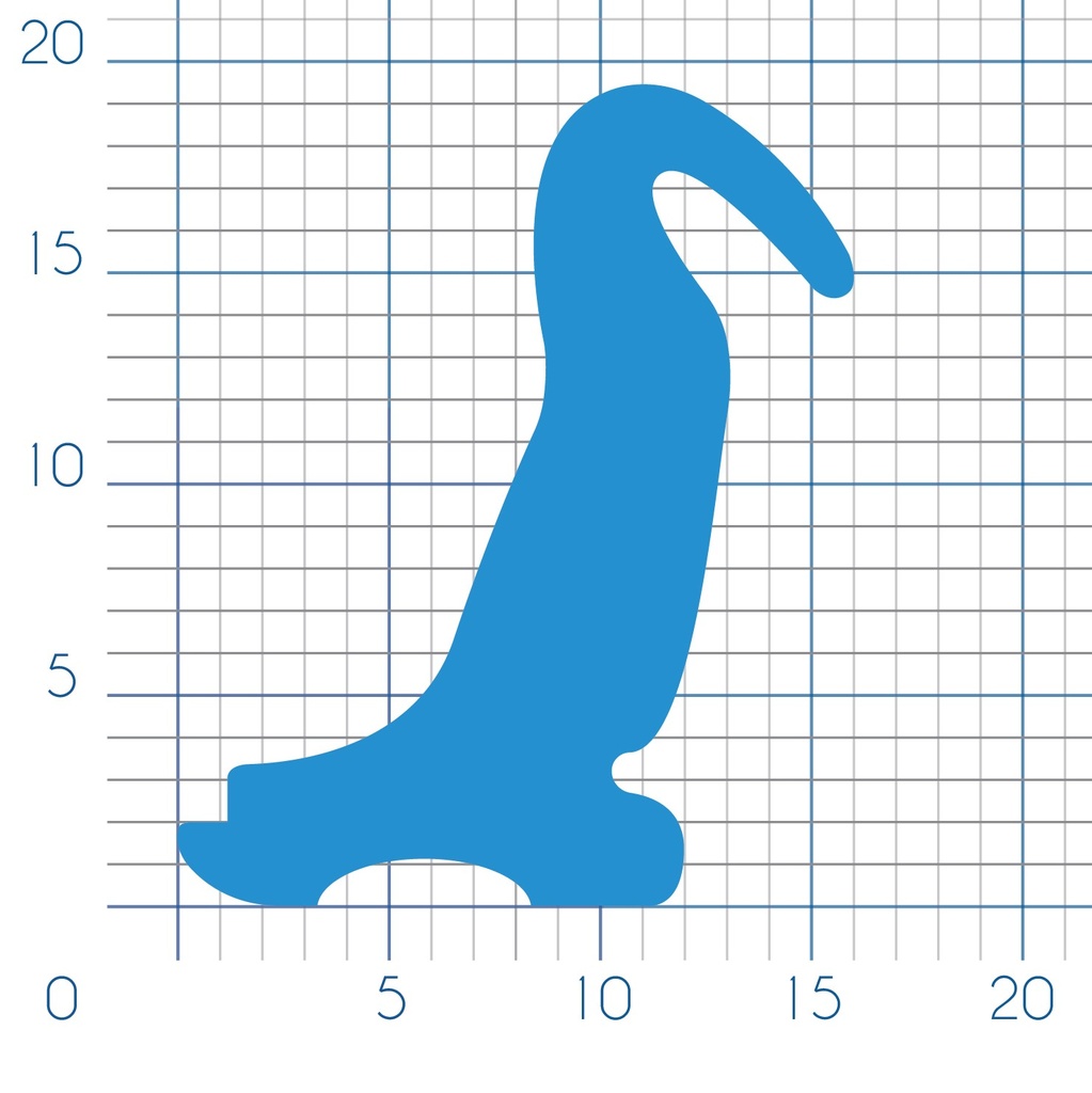 P14 - TPE profile for aluminium frame - 16x20mm