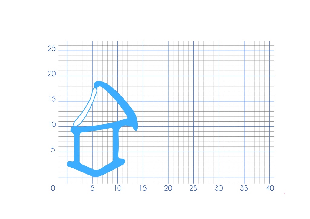 P187 - TPE profile for alluminium frame - 14x19mm