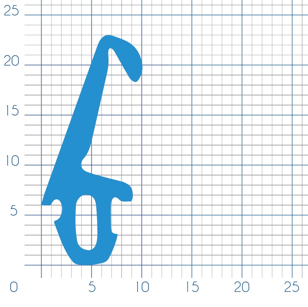 P204 - TPE profile for alluminium frame - 10x23mm