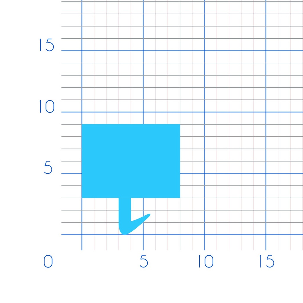 P16 - Stopper profile - 8x9mm