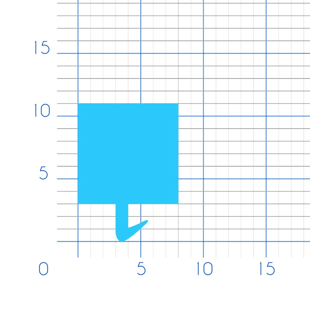 P17 - Stopper profile - 8x11mm