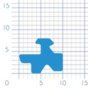 P24 - TPE profile for PVC frame - 10x8mm