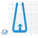 P105 - Double TPE seal for veranda frame and greenhouse 