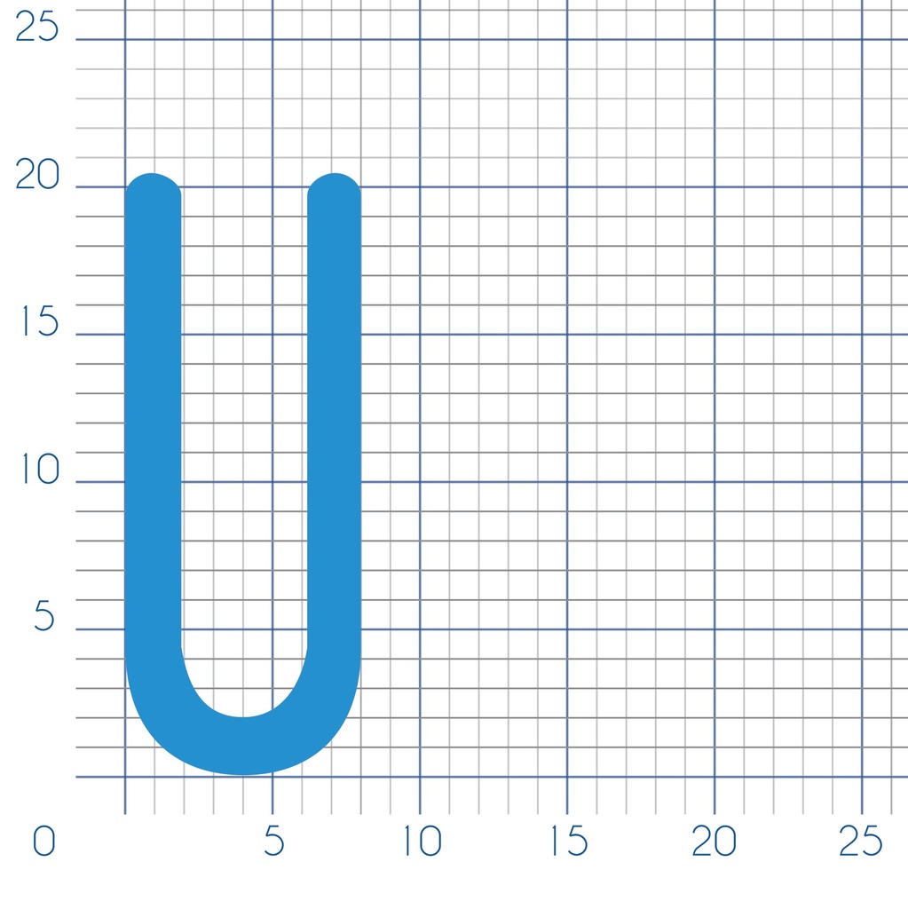 P139 - Rubber U profile - 8x20,5mm