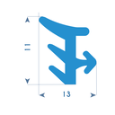 P44 - Joint de vitrage en TPE - 11x13 mm