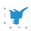 P111 - TPE profile for PVC frame - 9x11mm  