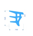 P35 - TPE glazing seal - 14,5x15,9mm  (copie)