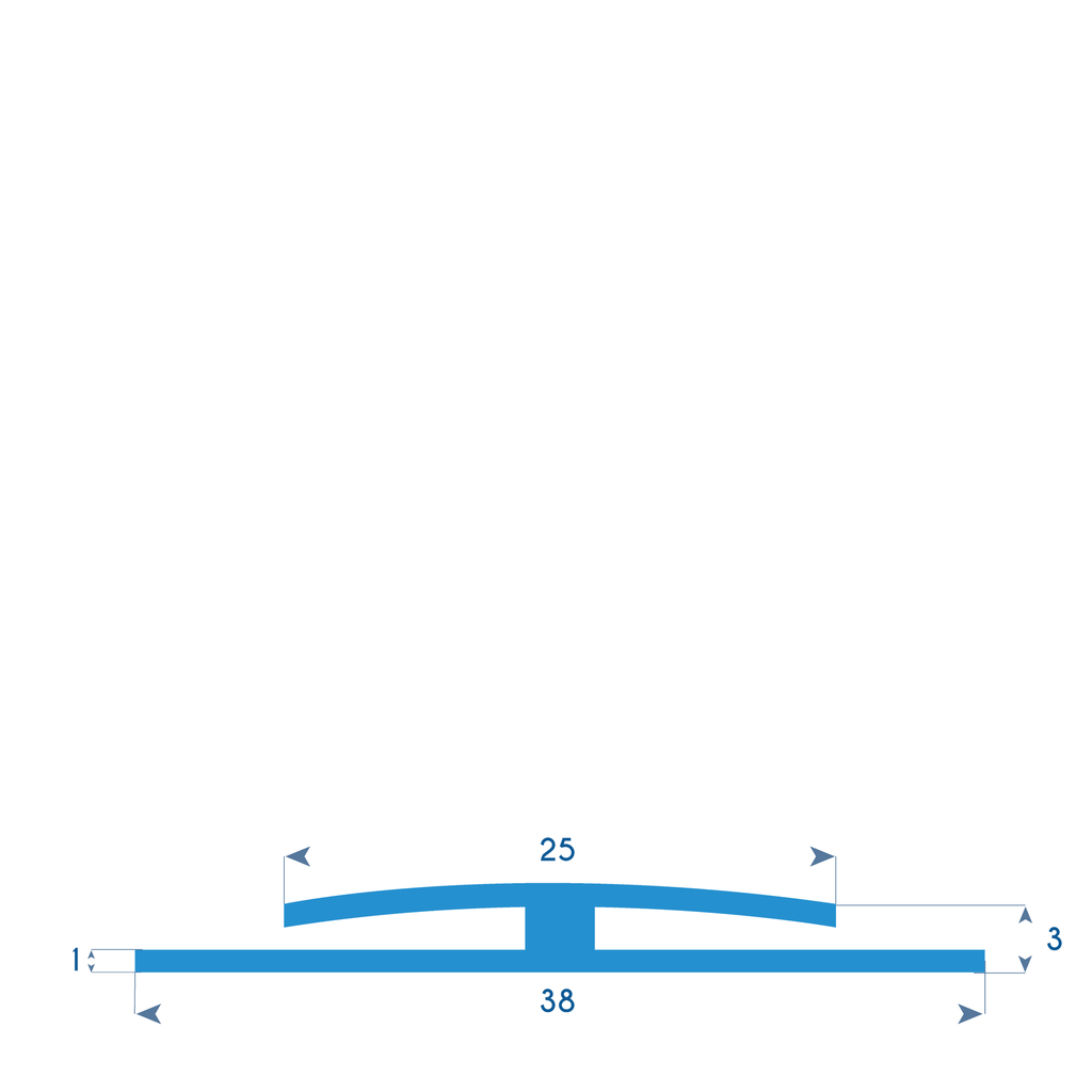 P43 - H sealing profile - 25x5 mm (copie)