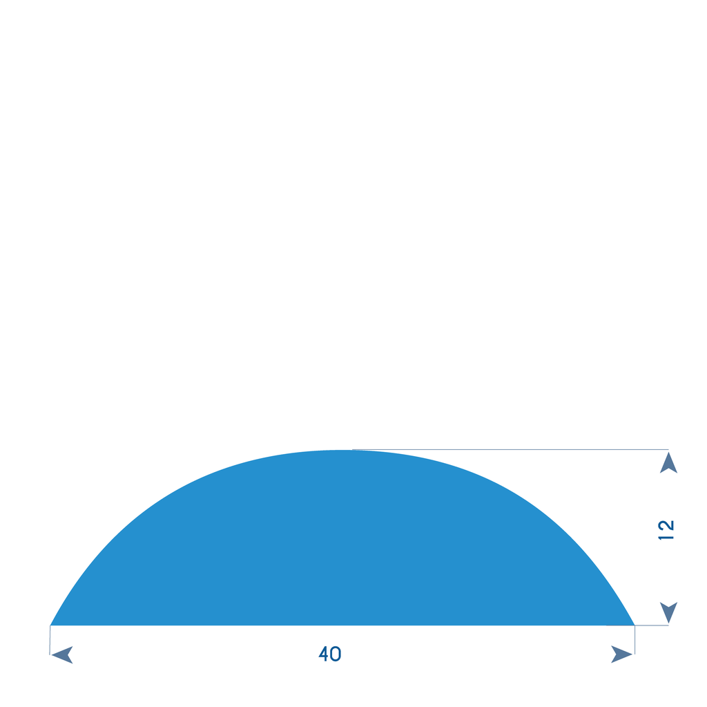 P114 - Impact protection profile - 40x12 mm (copie)