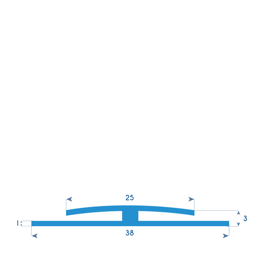 P43 - H sealing profile - 25x5 mm (copie)