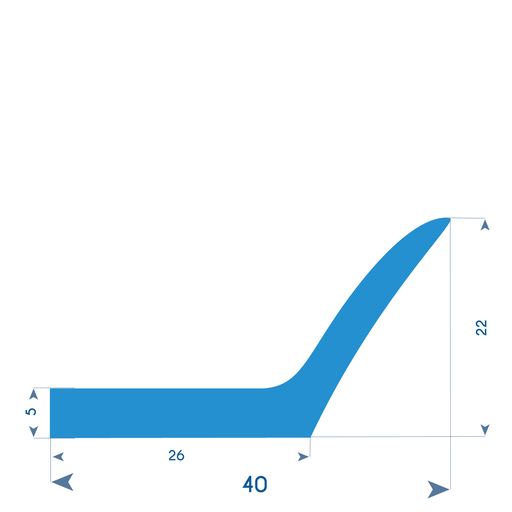 P103 - L profile - 40x22mm (copie)