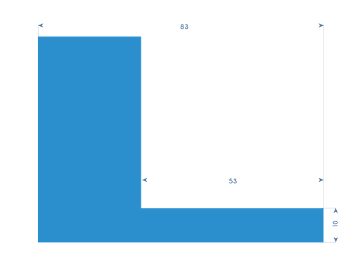 P237 - L profile - 60x83mm